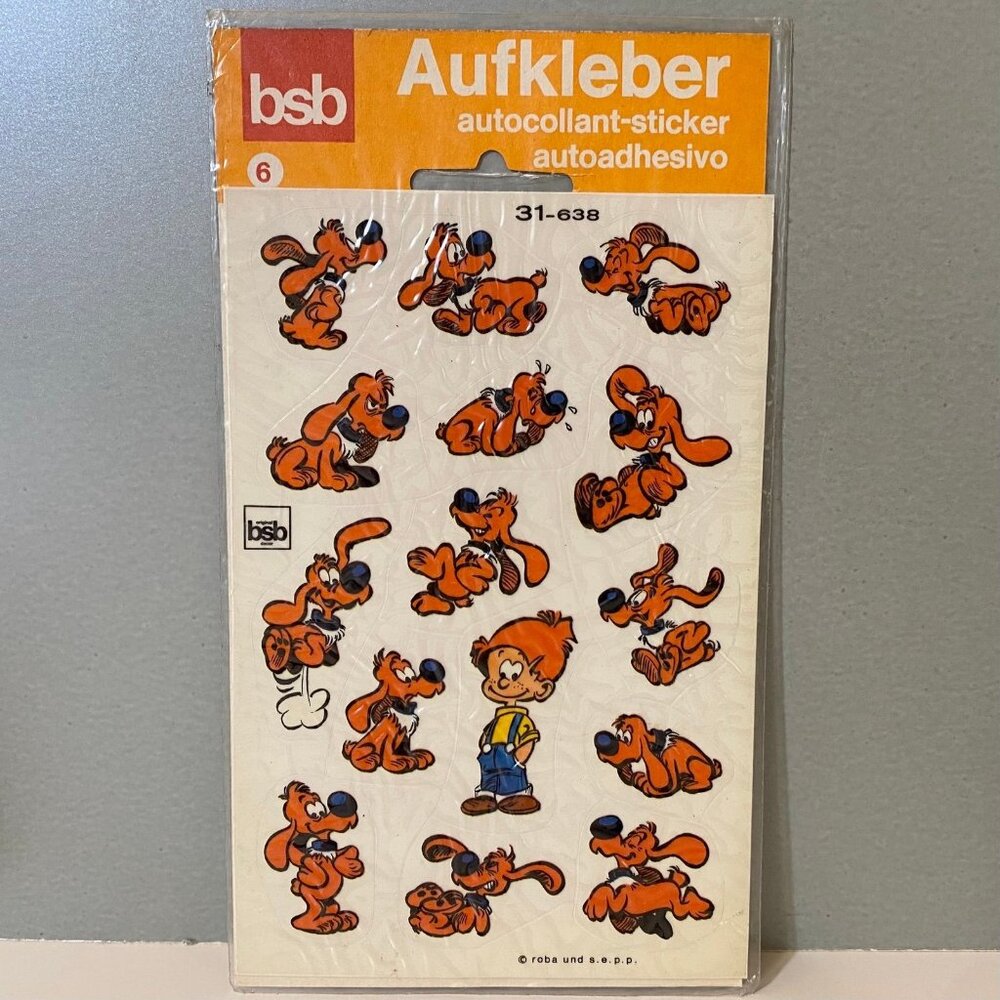 Vintage BSB Dog Stickers